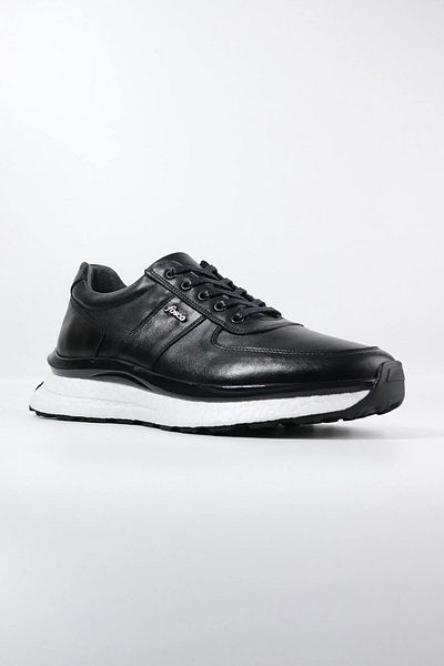 Fosco Black Sneaker Men's Shoes 2982