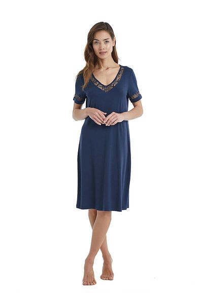 Blackspade Women's Navy Blue Nightgown 51315