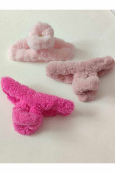 AseLJewellery 3-Piece Trend Plush Latch Buckle XXL 12cm