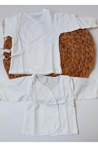Melish Newborn Baby Underwear 2 Piece Bodysuit Set 100% Cotton Natural Anti A...