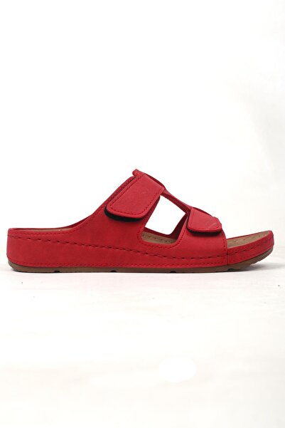 Ayakkabı Vakti Papuci zilnici cu velcro pentru femei, ortopedici, în 5 puncte