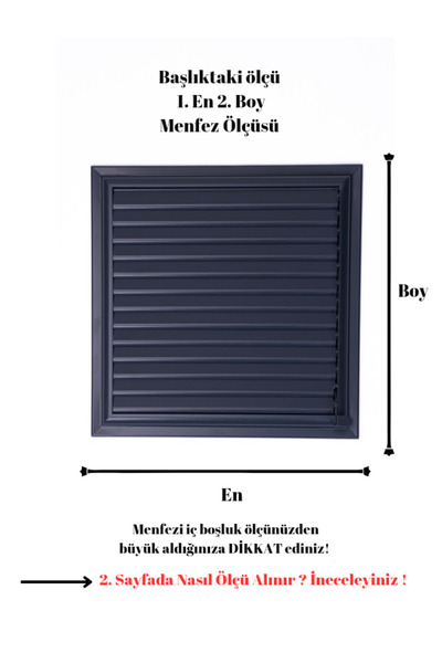 ALÜPAN Gri antracit 50x20 Grilaj din aluminiu pentru ventilație baie WC