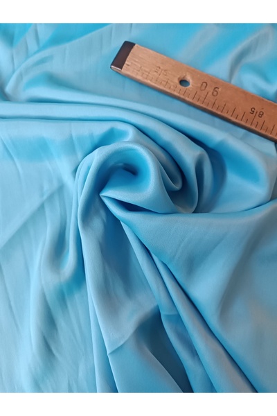 feminen Saten Kumaş Bebe Mavisi