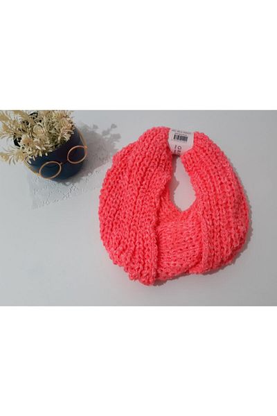 renkli çiçekler Neck Collar Pink Color Women's Neck Collar