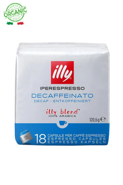 illy İLLY Decaf-Kafeinsiz Orta Kavrulmuş Kapsül Kahve (18 Kapsül)