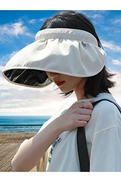 Trenderrs Pălărie cu vizor cu boruri largi pentru femei