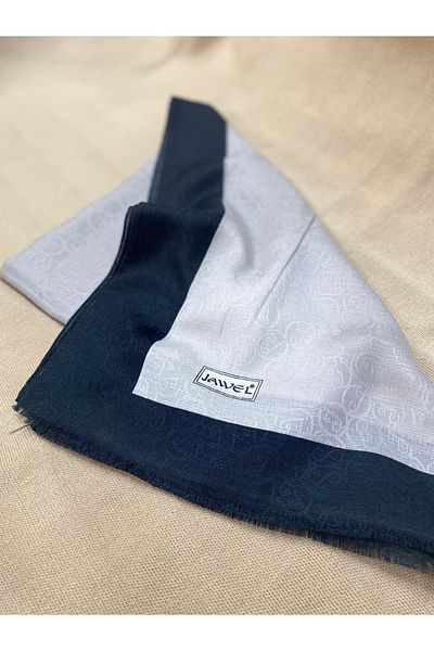 JAWEL ŞAL Patterned Monogram Shawl