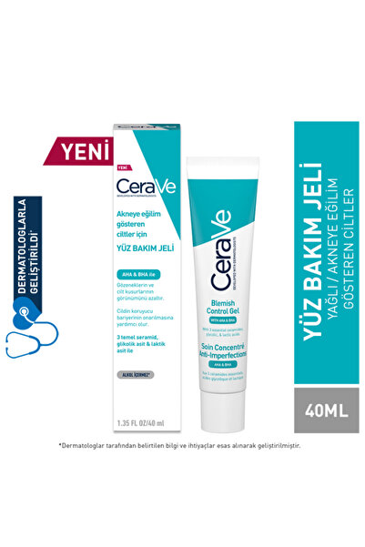 CeraVe Akneye Eğilim Gösteren Ciltler Için Yüz Bakım Jeli-40 ml