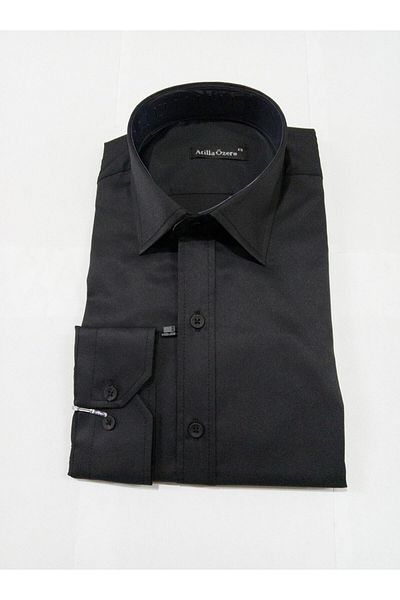 ATİLLA ÖZER Αθλητικό σατέν Slim Fit