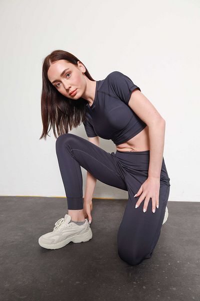 4upower Women's Jogger Sweatpants - Smoke