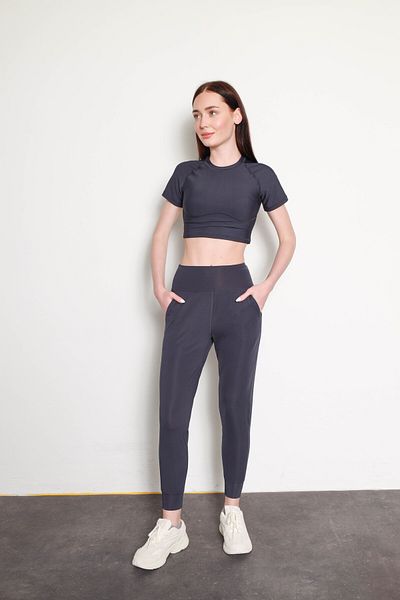 4upower Women's Jogger Sweatpants - Smoke