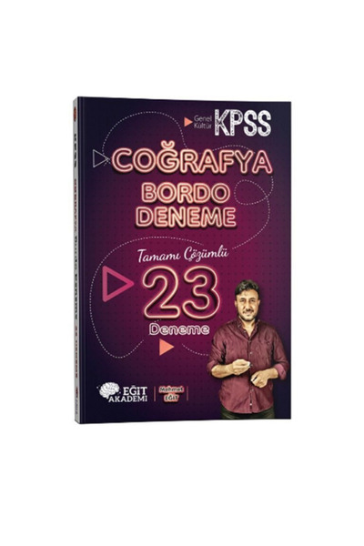 mehmet eğit coğrafya 23 bordo deneme