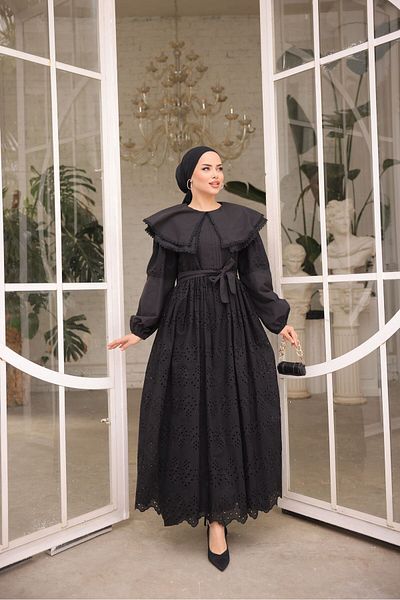 nizzell Rochie de vară NIZZEL AFRA, cu căptușeală lungă, din țesătură brodată