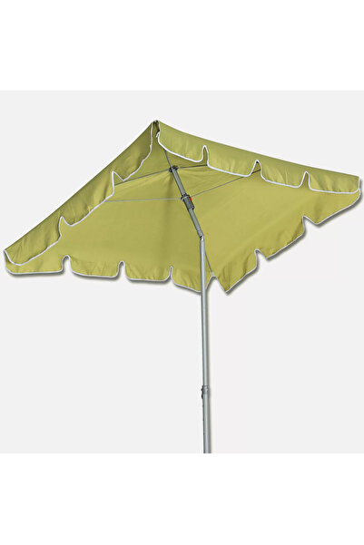 Evinizin Atölyesi Kare Bahçe Şemsiyesi Balkon Şemsiyesi, Plaj Şemsiyesi Yeşil...