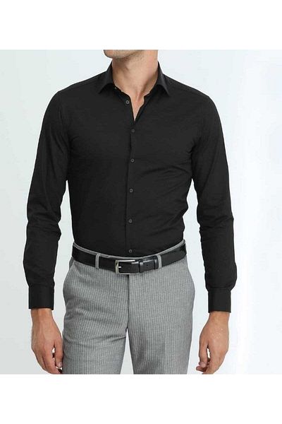 Ünal Giyim Мъжка риза Slim Cut SLIM