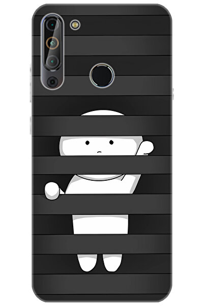 CASPER Via X20 Uyumlu Kılıf Desen Baskılı Silikon Saklanan Karakter STK:665 C...