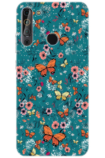 CASPER Via X20 Uyumlu Kılıf Desen Baskılı Silikon Kelebek STK:680 CP-0qE6Qtb