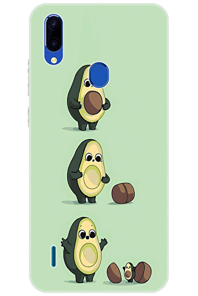 CASPER Via G4 Uyumlu Kılıf Desen Baskılı Silikon Avakado STK:618 CP-CyVUiwK