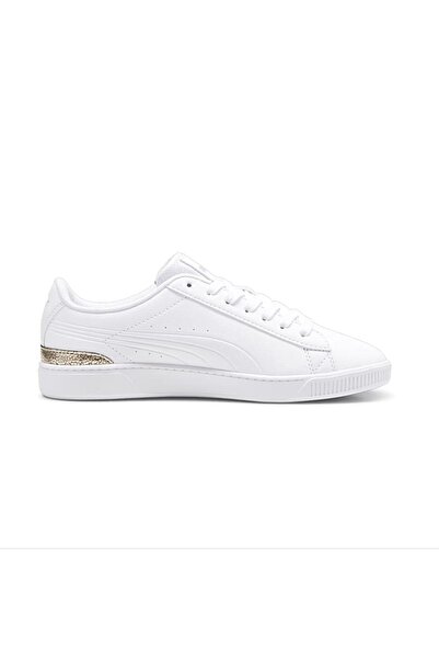 Puma 395085 01 Vikky v3 Metallıc Shine Puma White-Gold