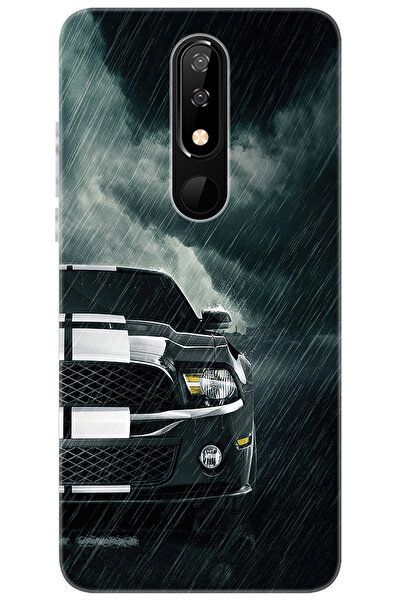 CASPER Via P3 Uyumlu Kılıf Desen Baskılı Silikon Mustang STK:290 CP-GDIt3r1