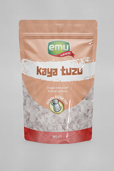 Emu Baharat Öğütülmüş Kaya Tuzu 500 gr