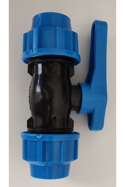 Ersusan 32-Piece Coupling Valve Blue Series Plug-in Pushvit Ball Valve