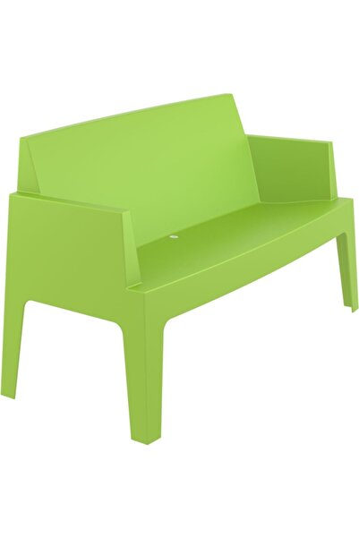 Siesta Box Ikili Plastik Contract Koltuk Tropik Yeşil Mutfak Balkon Salon Bah...