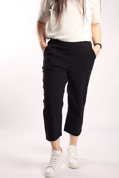 Blues Outlet Women's Elastic Waist B.size Bengalin Capri