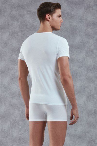 Doreanse Men's Modal V Neck Short Sleeve T Shirt 2855