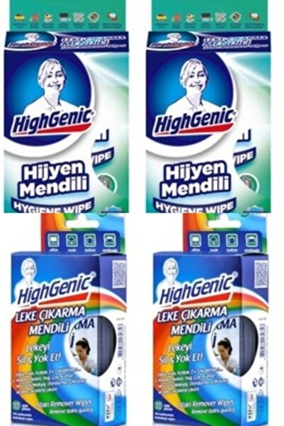 Highgenic Leke Çıkarma Mendili 10 Lu 2 Paket