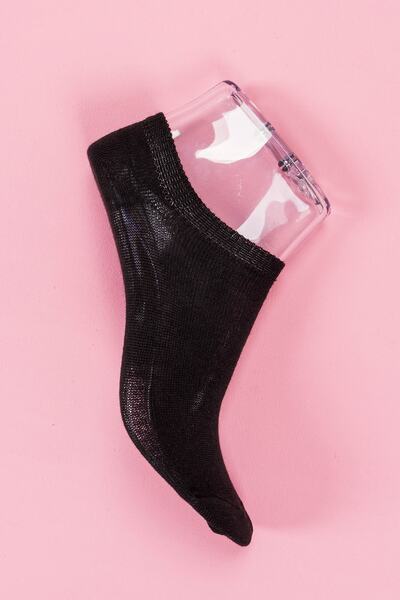 Line Smart Women's Gray Cotton Summer Snekers Assortment Socks 3-Piece