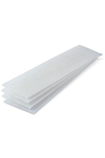 POLYWAX Utility Mumu - Kare - Beyaz