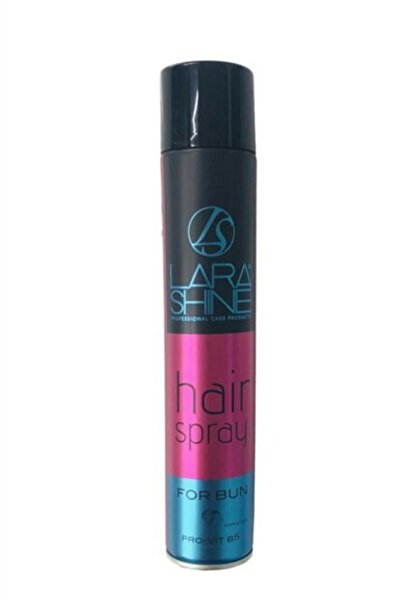 Lara Shine Sert Topuz Saç Spreyi For Bun 400ml 24 Adet