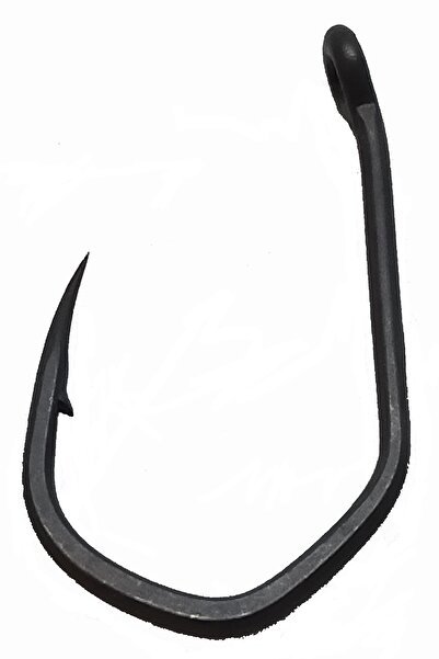 SAZAN RİG Claw (pençe) Model Teflon Mat Siyah Delikli Olta Iğnesi No:4 (10 Adet)