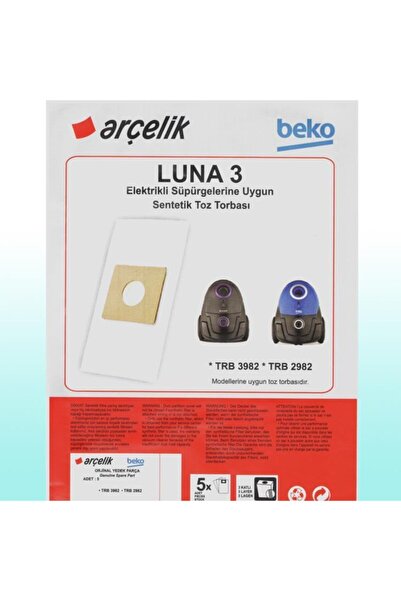 Beko Μοντέλο ηλεκτρικής σκούπας Trb 2982 - 5 τσάντες σκόνης