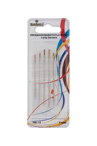 Yabalı Needle Ybl-13 - Long Darners with Sewing and Embroidery Detail