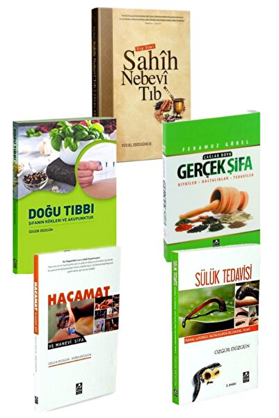 Mercan Kitap Sağlık Ve Şifa Seti Hacamat Sülük Tedavisi Doğu Tıbbı Sahih Nebe...