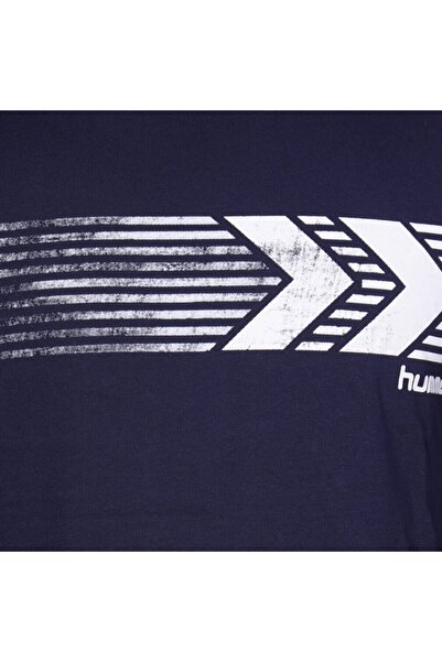 hummel SALMON Erkek Lacivert Kısa Kollu Tişört