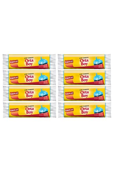Koroplast Blue Medium Garbage Bag 55X60 cm 120 Pieces