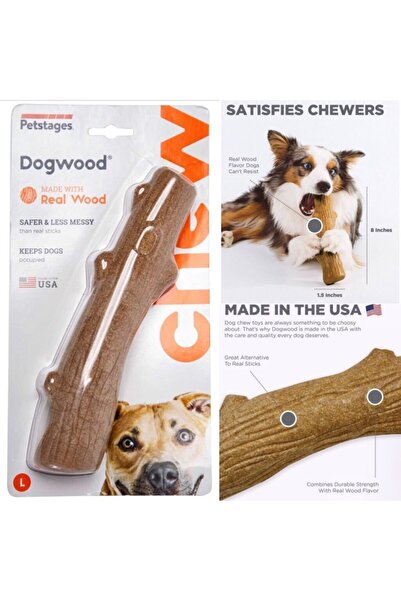 PetStages Durable Sticks Ağaç Dalı Şeklinde Oyun Kemiği Large