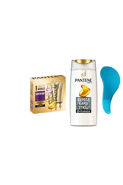 Pantene 700 ml Effective Anti-Dandruff Shampoo + Ampoule