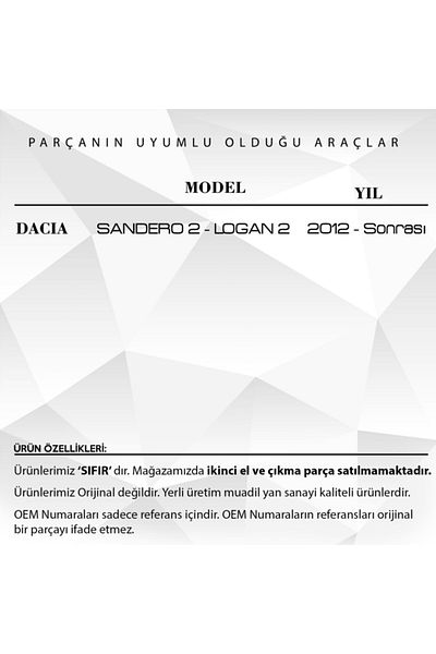 ALPHA AUTO PART Suport de legătură bară față pentru Dacia Sandero II, Logan II - dreapta