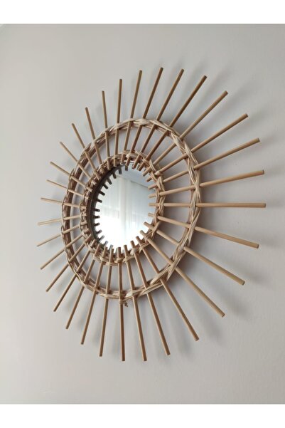 Tubeyd Makrome Bambu Ayna