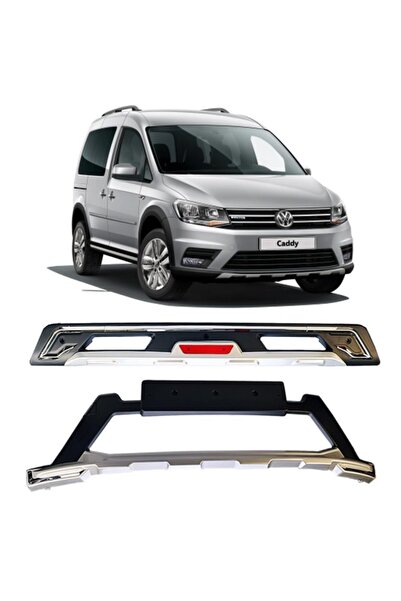 Genel Markalar Plus Oto Aksesuar Volkswagen Caddy Ön Arka Tampon Ek Koruma Di...