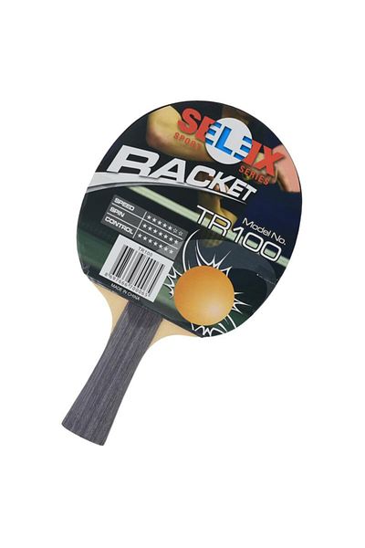 SELEX مضرب تنس الطاولة المعتمد من Tr100 Ittf باللون البرتقالي