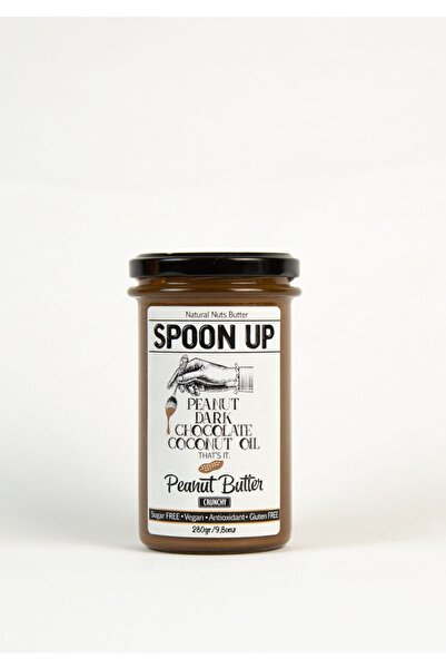 SPOONUP %100 Şekersiz Bitter Çikolatalı Fıstık Ezmesi 284gr (GLUTENSİZ,KATKISIZ,ŞEKERSİZ)