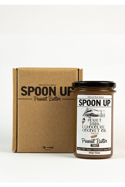 SPOONUP %100 Şekersiz Bitter Çikolatalı Fıstık Ezmesi 284gr (GLUTENSİZ,KATKISIZ,ŞEKERSİZ)