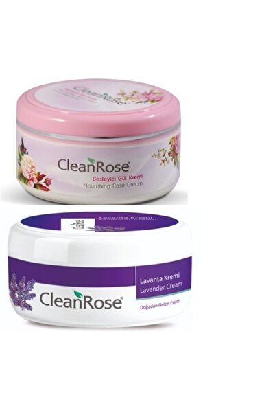 Clean Rose Nourishing Rose Cream from Isparta - Lavender Cream 125 ml