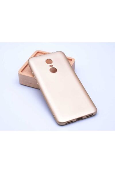 Xiaomi Redmi 5 Plus Compatible (SOFT DESIGN) Soft Silicone Case Gold