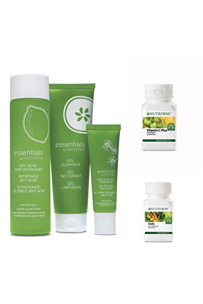 artistry Sivilce Ve  Içten Ve Dıştan Set Artistry+nutriway 4`lü Set